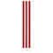 Gwen Studios 3/8&#x22; Red &#x26; White Stripe Grosgrain Ribbon